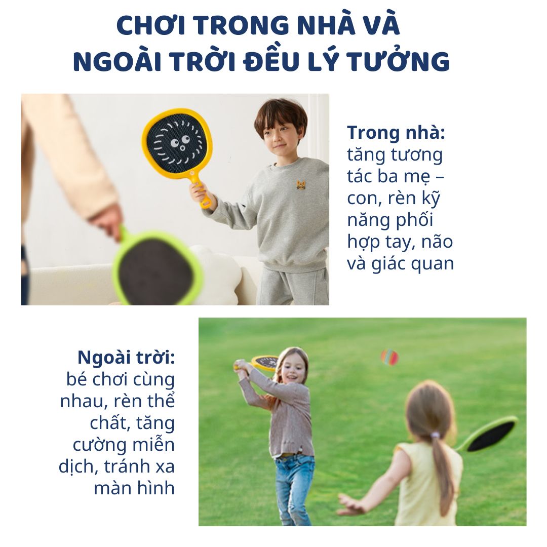 Vợt Cầu Lông Cho Bé Mideer Kids Junior Racket 3+