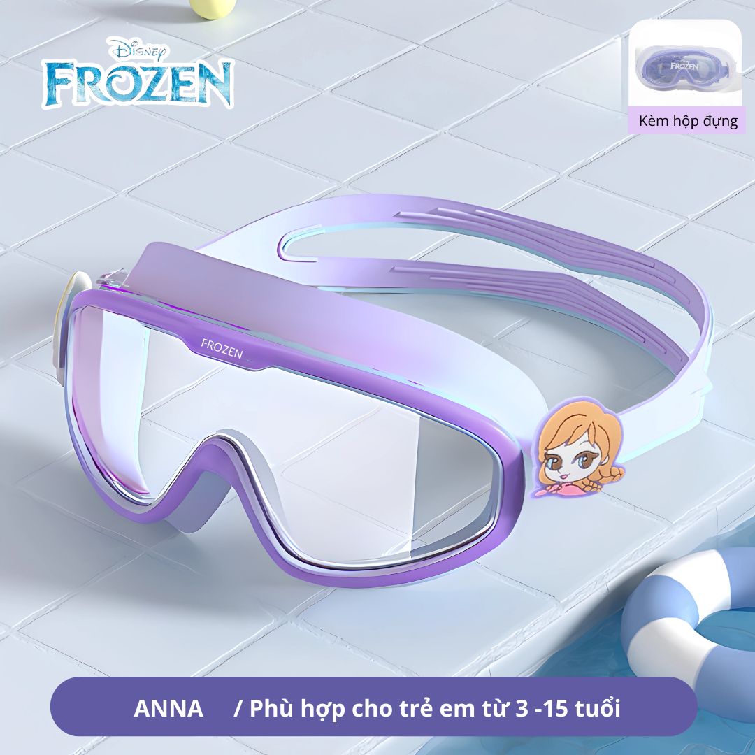 Kính Bơi Trẻ Em Chính Hãng Disney Marvel- Frozen Anna 3+
