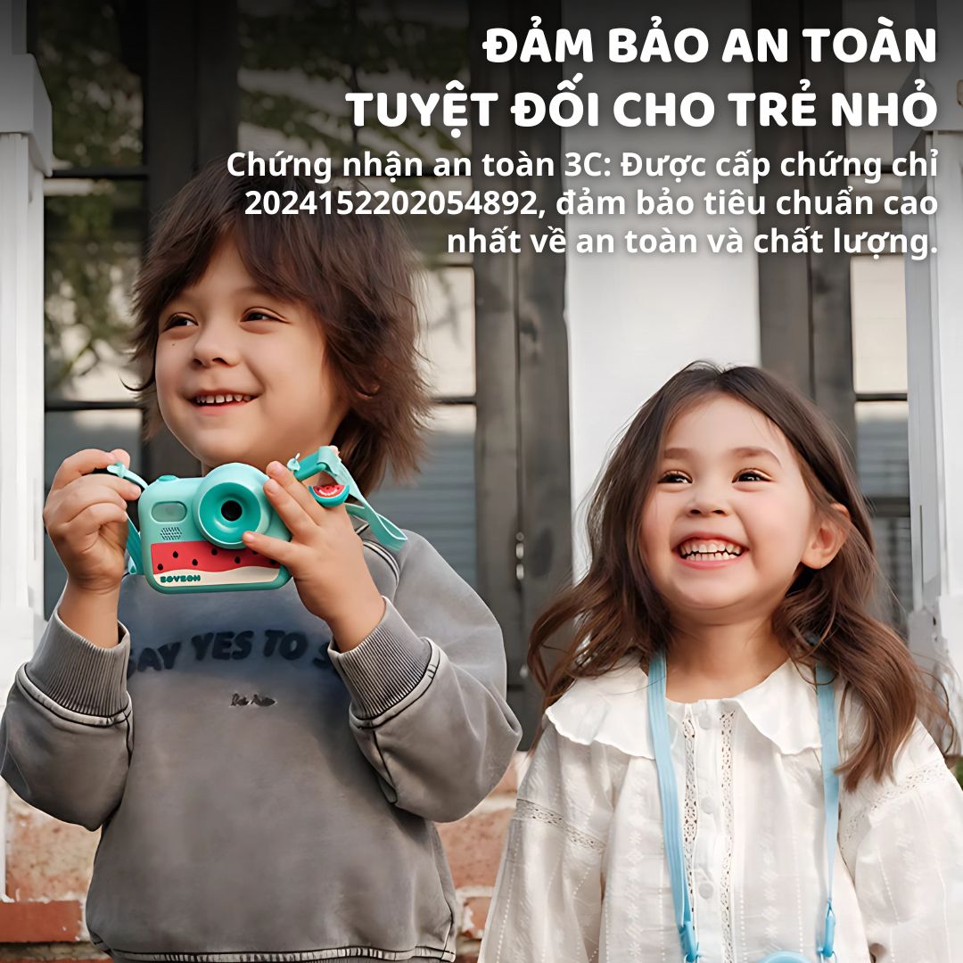 Máy Ảnh Cho Bé Zoyzoii Kids Camera E28- Bánh Kem