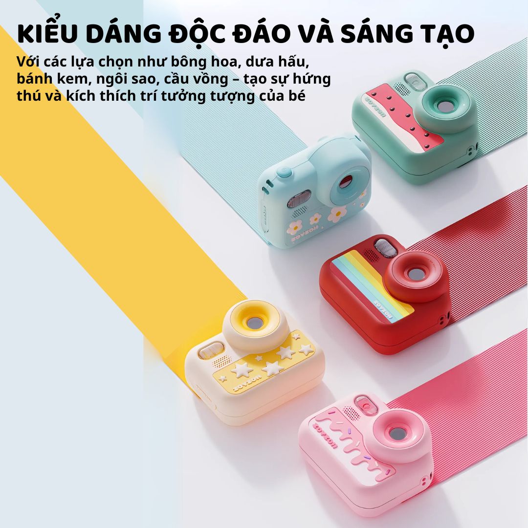 Máy Ảnh Cho Bé Zoyzoii Kids Camera E28- Ngôi Sao