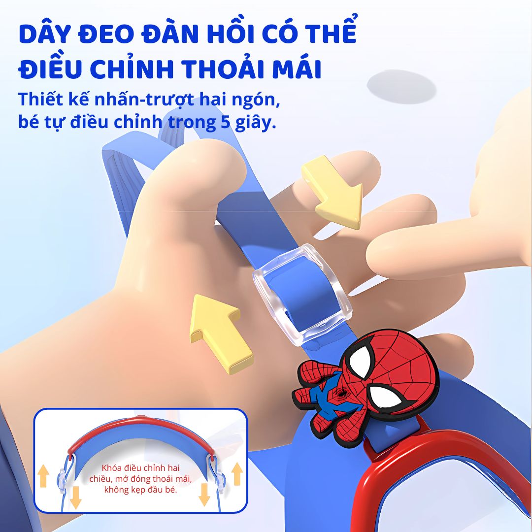 Kính Bơi Trẻ Em Chính Hãng Disney Marvel- Captain American 3+