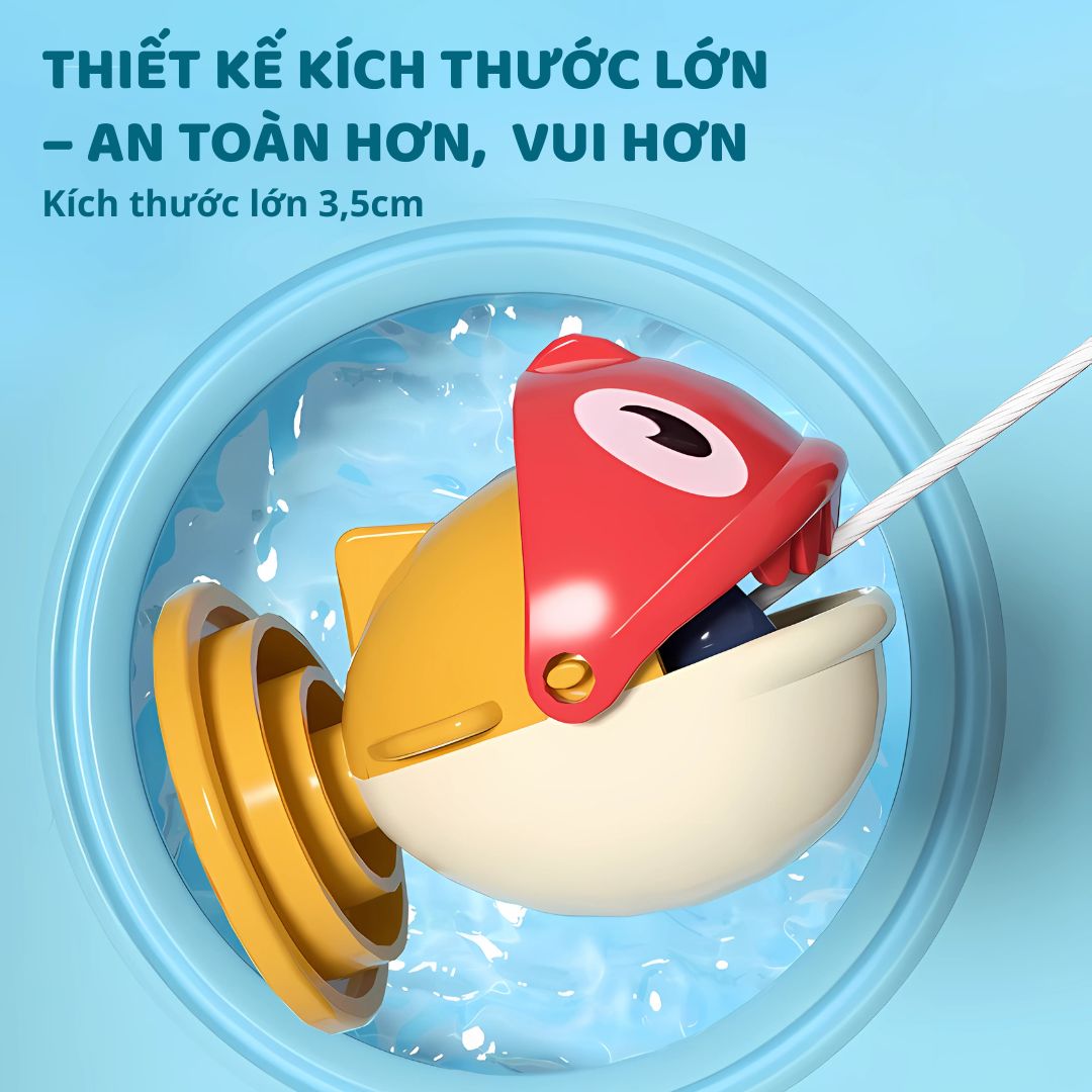 Đồ Chơi Câu Cá Mini Phát Nhạc Goodway Happy Fishing Game- Màu Nâu 3+