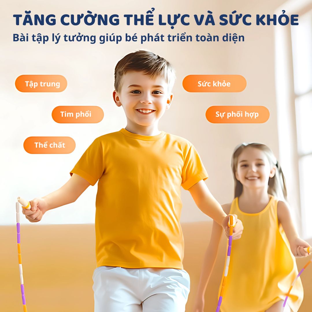 Dây Nhảy Thể Dục Mideer Children's Bamboo Jump Rope 3+