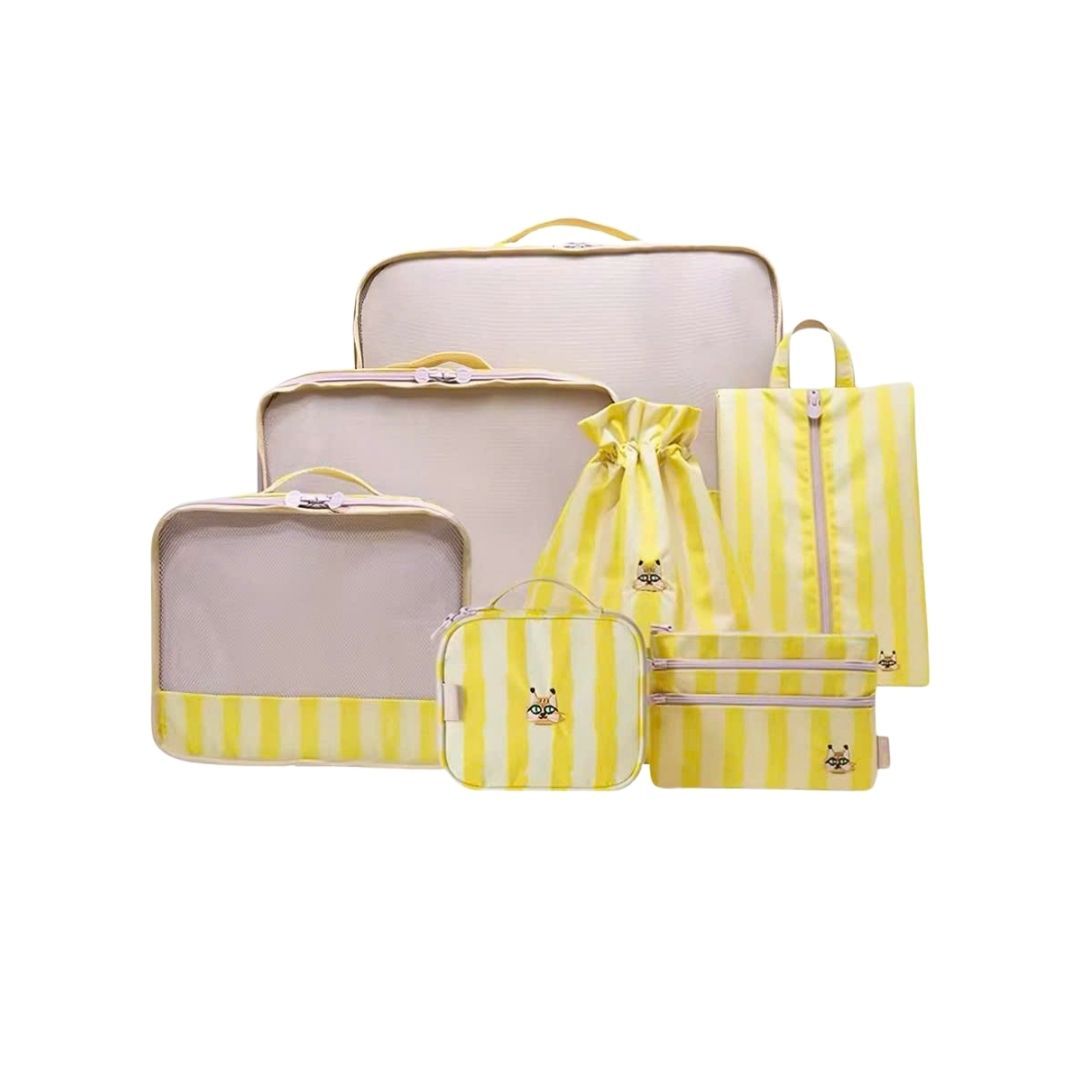 Combo 7 Túi Đựng Đồ Du Lịch Gấp Gọn Hugz- Juicy Fruit