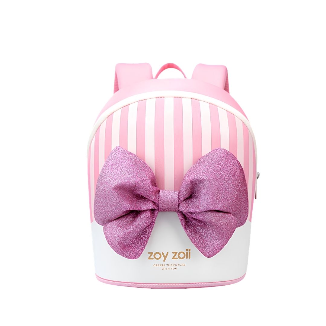 Balo Cho Bé Mầm Non Zoyzoii Backpack B79 Nơ Hồng