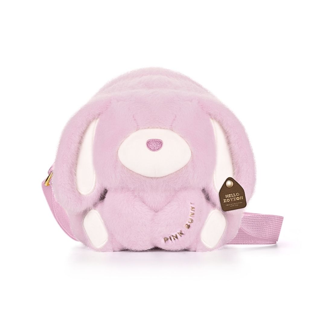 Túi Đeo Chéo Cho Bé Zoyzoii Kids Crossbody Bag B81- Thỏ Hồng