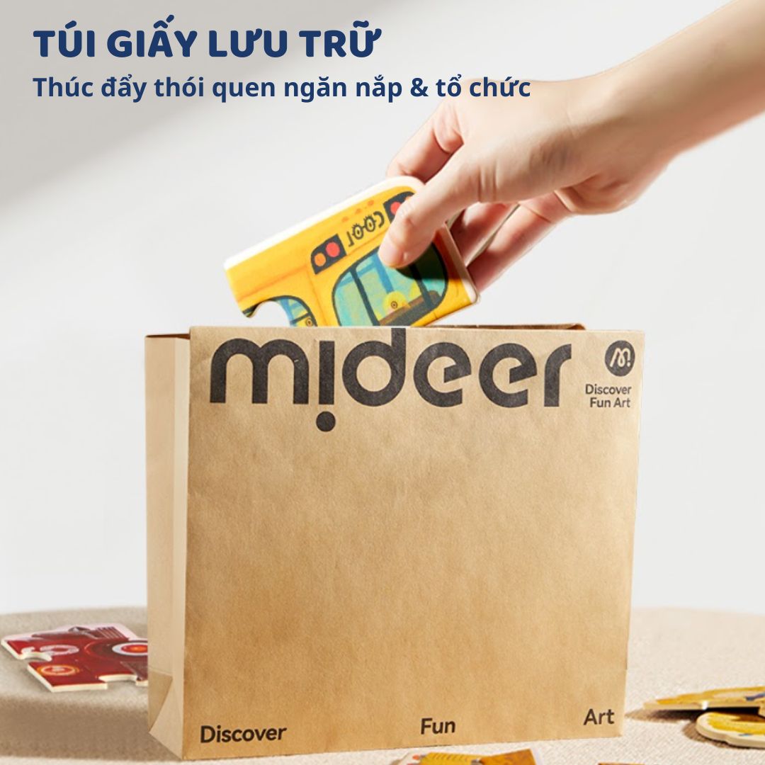 Đồ Chơi Ghép Hình Cho Bé Mideer My First Puzzle- Farm Animals 2+