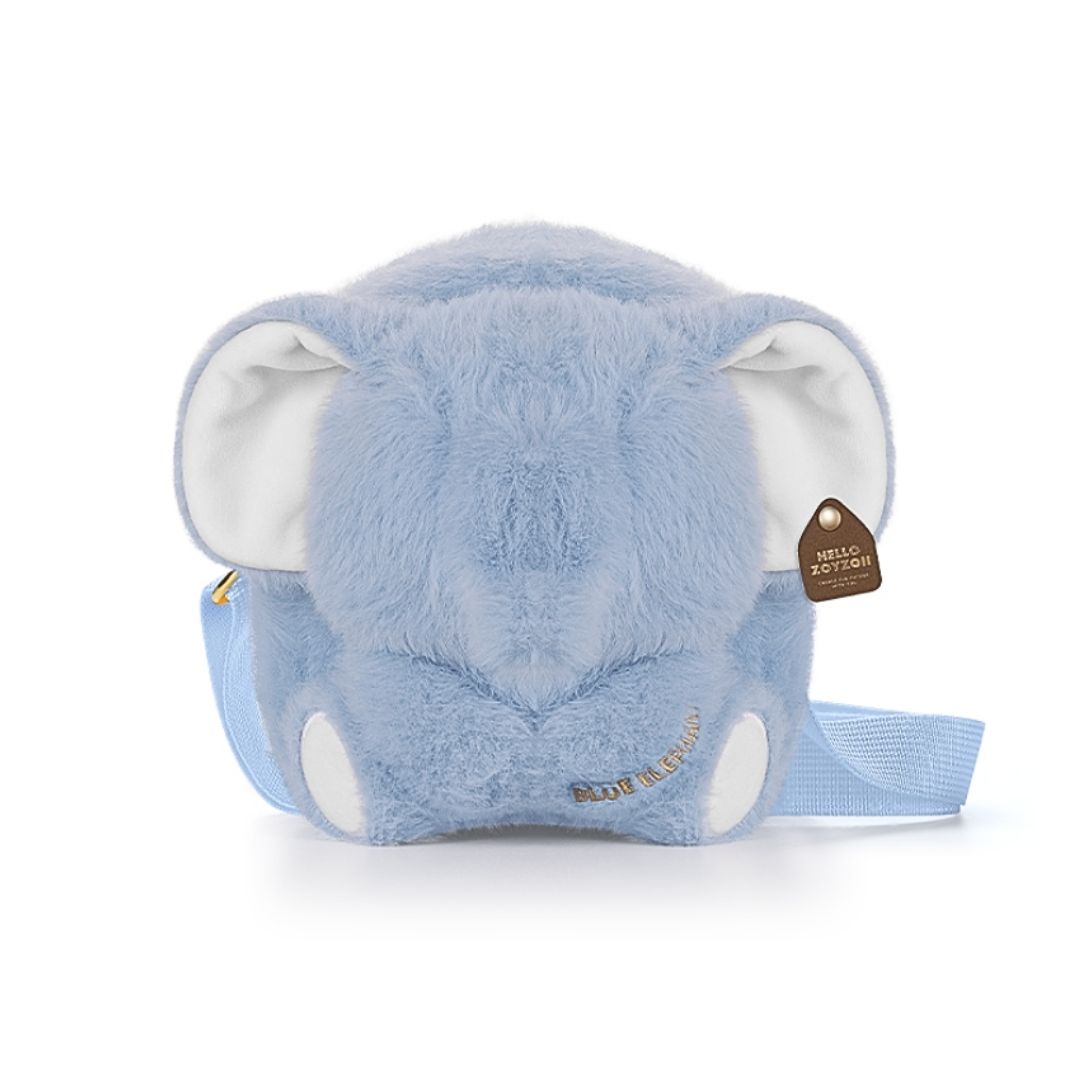 Túi Đeo Chéo Cho Bé Zoyzoii Kids Crossbody Bag B81- Voi Xanh