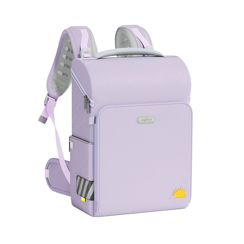 Balo Chống Gù Cho Bé Mideer 3D Waist Relief Backpack- Purple