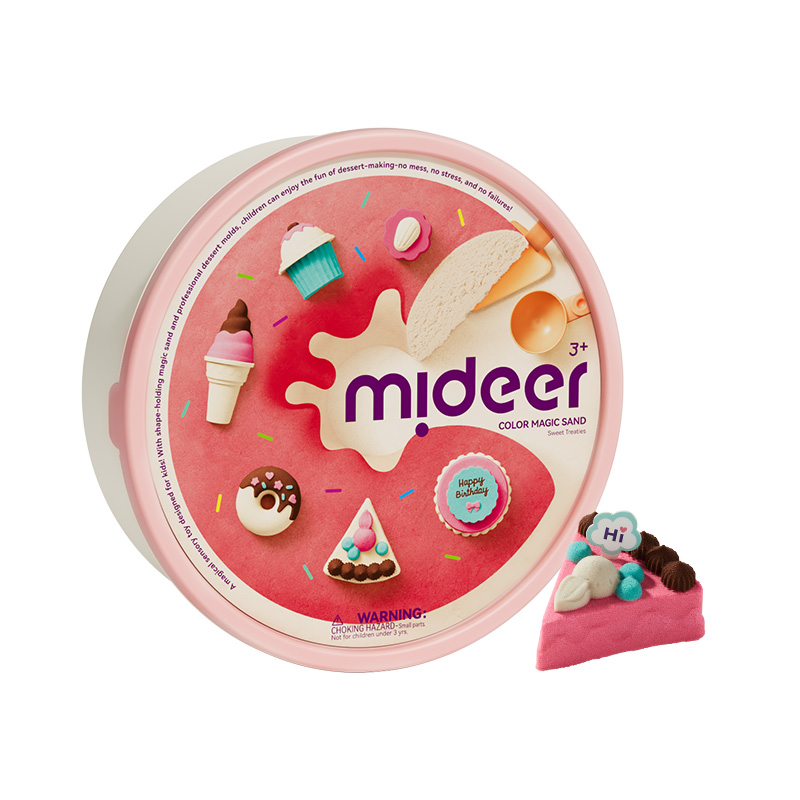 Cát Động Lực Kèm Khuôn Làm Bánh Mideer Magic Sand Play Set 3+