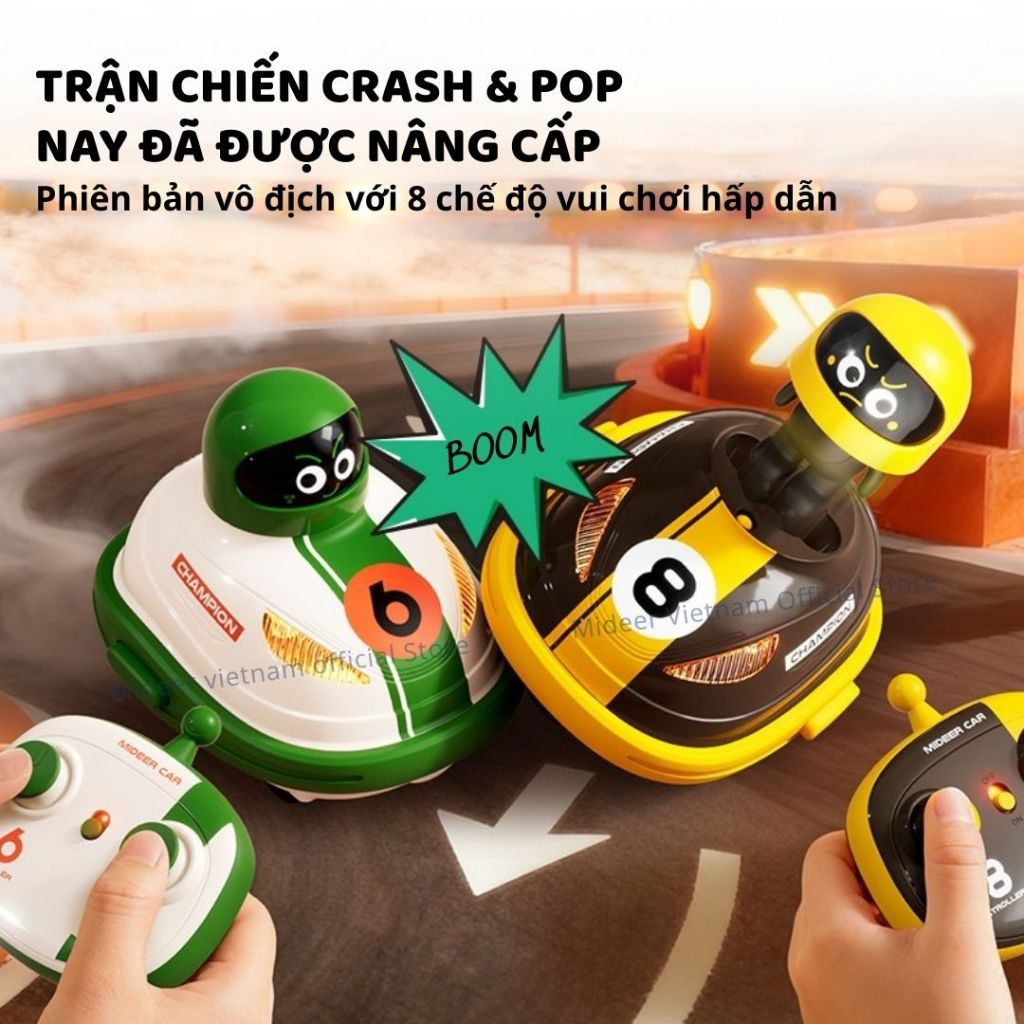 Xe Điều Khiển Từ Xa Cho Bé Mideer Dual RC Cars 3+