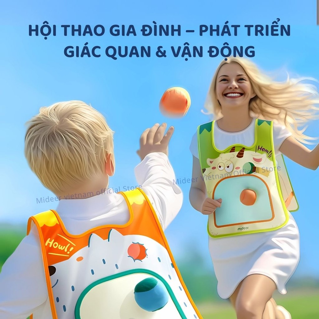 Áo Ném Bóng Dính Cho Bé Mideer Crazy Dodgeball Adult 3+