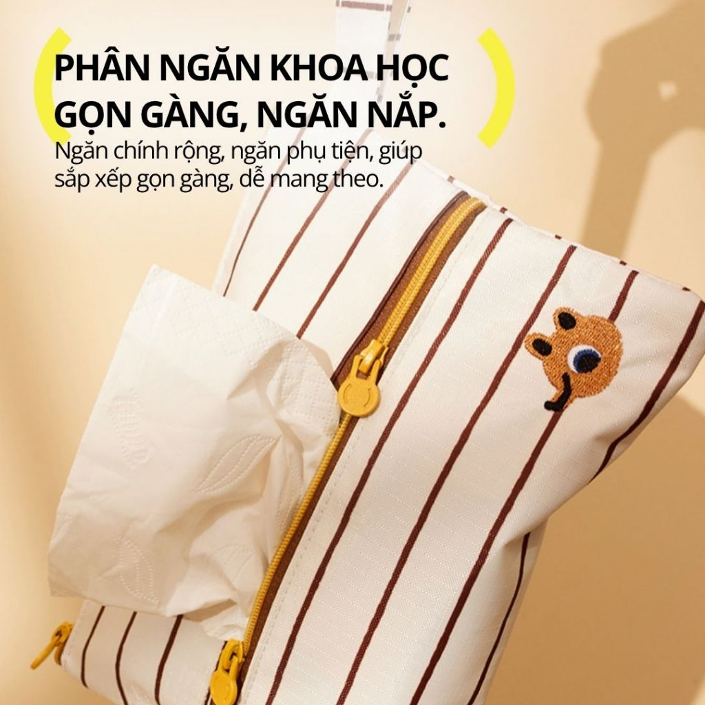 Túi Du Lịch Đựng Khăn Giấy Hugz Tissue Pouch- Sunset Drift