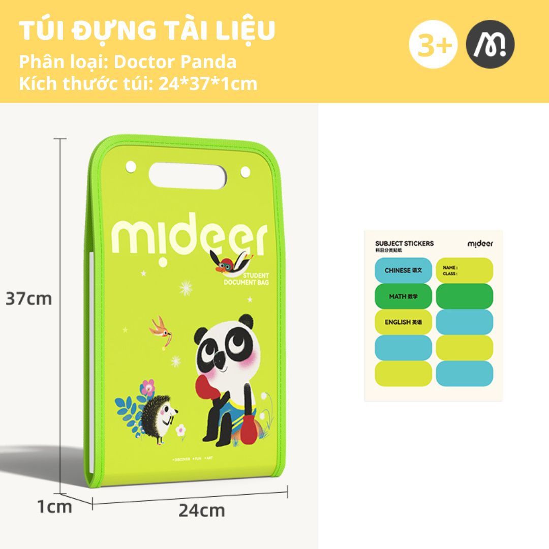 Túi Đựng Tài Liệu A4 Nhiều Ngăn Mideer Accordion Folder- Doctor Panda