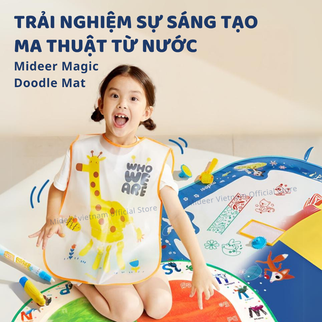 Đồ Chơi Vẽ Tranh Nước Sáng Tạo Mideer Magic Water Doodle- Sports Day 3+