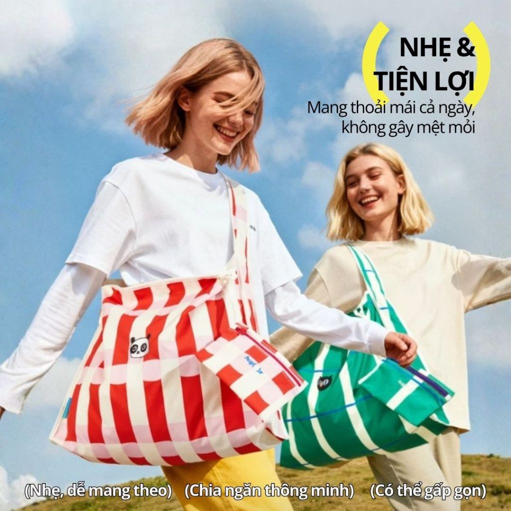 Túi Tote Đeo Vai Đa Năng Hugz Bridge Tote- Amour Rhythm