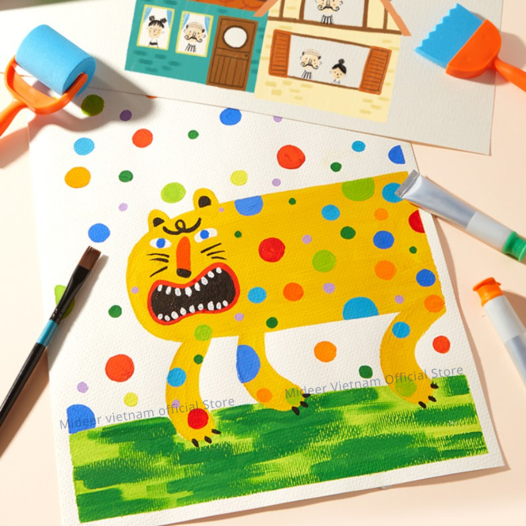 Giấy Vẽ A3 Cho Bé Mideer Premium Paint Paper Pad 3+