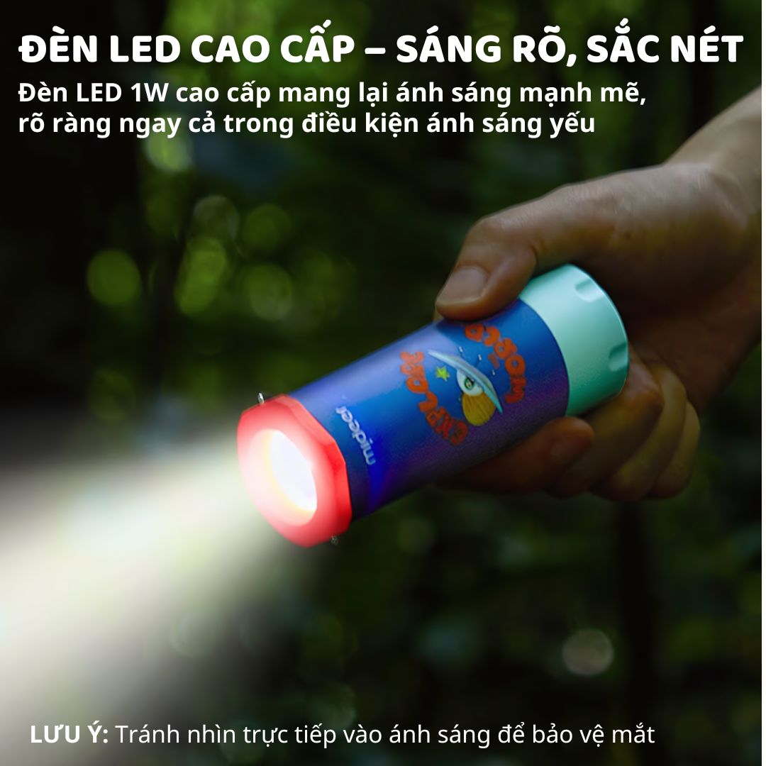 Đèn Pin Mini Cầm Tay Mideer Outdoor Adventure Flashlight- Interstellar Expeditions 3+