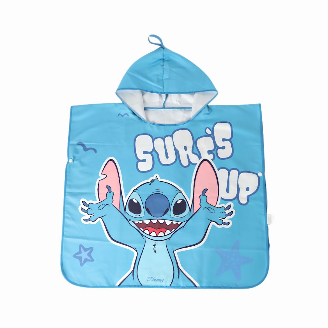 Áo Choàng Tắm Nhanh Khô Trẻ Em Chính Hãng Mesuca Disney- Stitch 3+