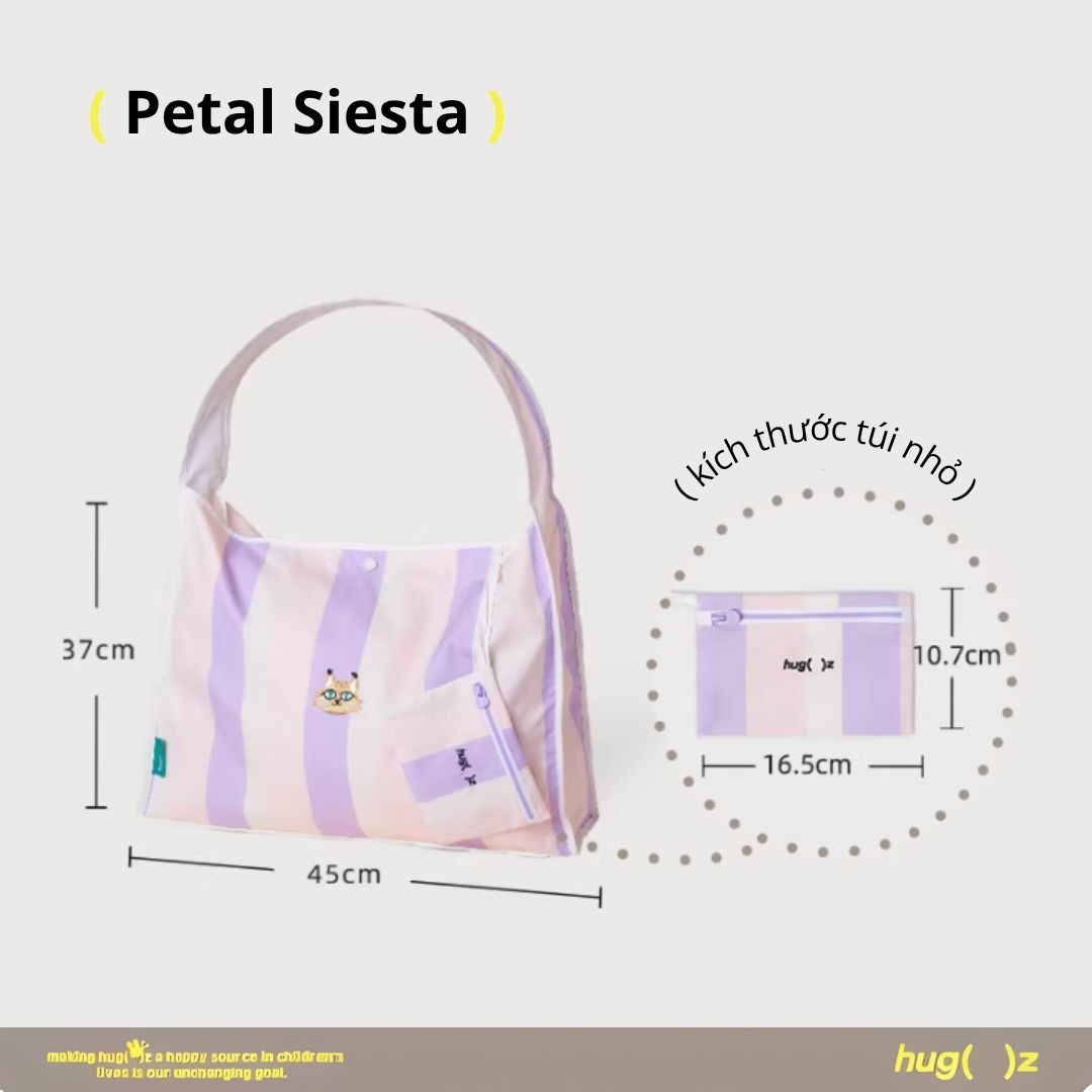 Túi Tote Đeo Vai Đa Năng Hugz Bridge Tote- Petal Siesta