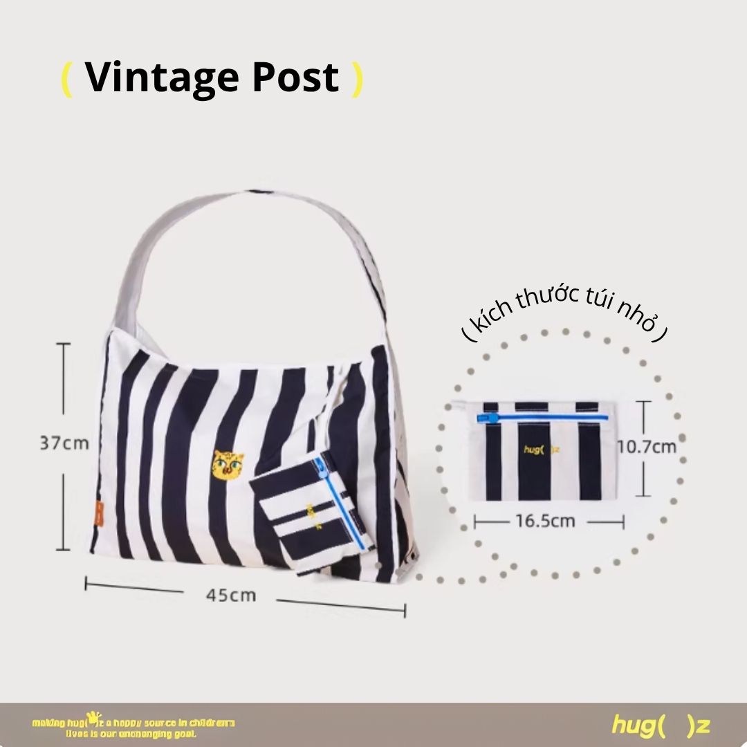 Túi Tote Đeo Vai Đa Năng Hugz Bridge Tote- Vintage Post