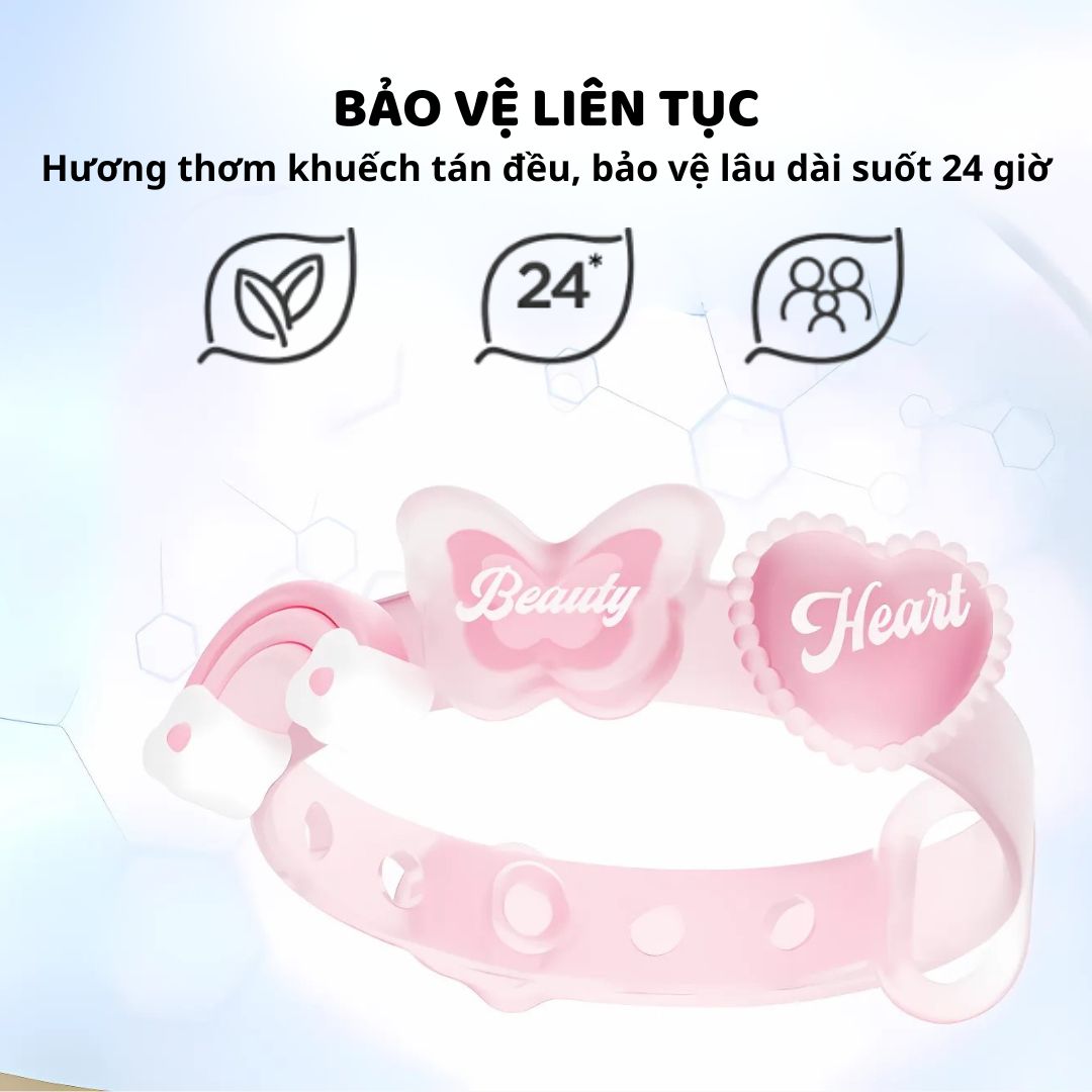 Vòng Đeo Tay Tinh Dầu Đuổi Muỗi Cho Bé Zoyzoii DIY Essential Oil Bracelet E21- Green