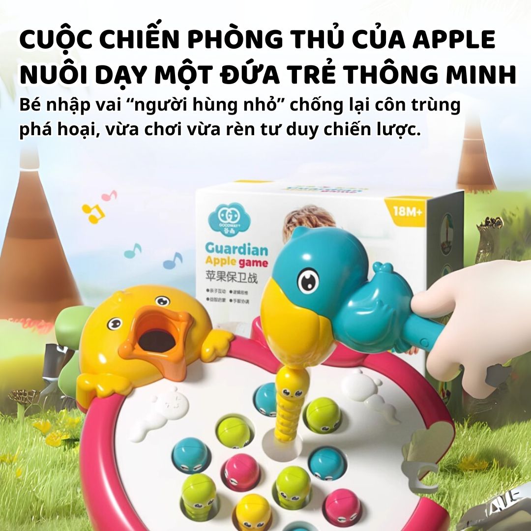 Đồ Chơi Gắp Sâu Cho Bé Goodway Whack A Insect 1+