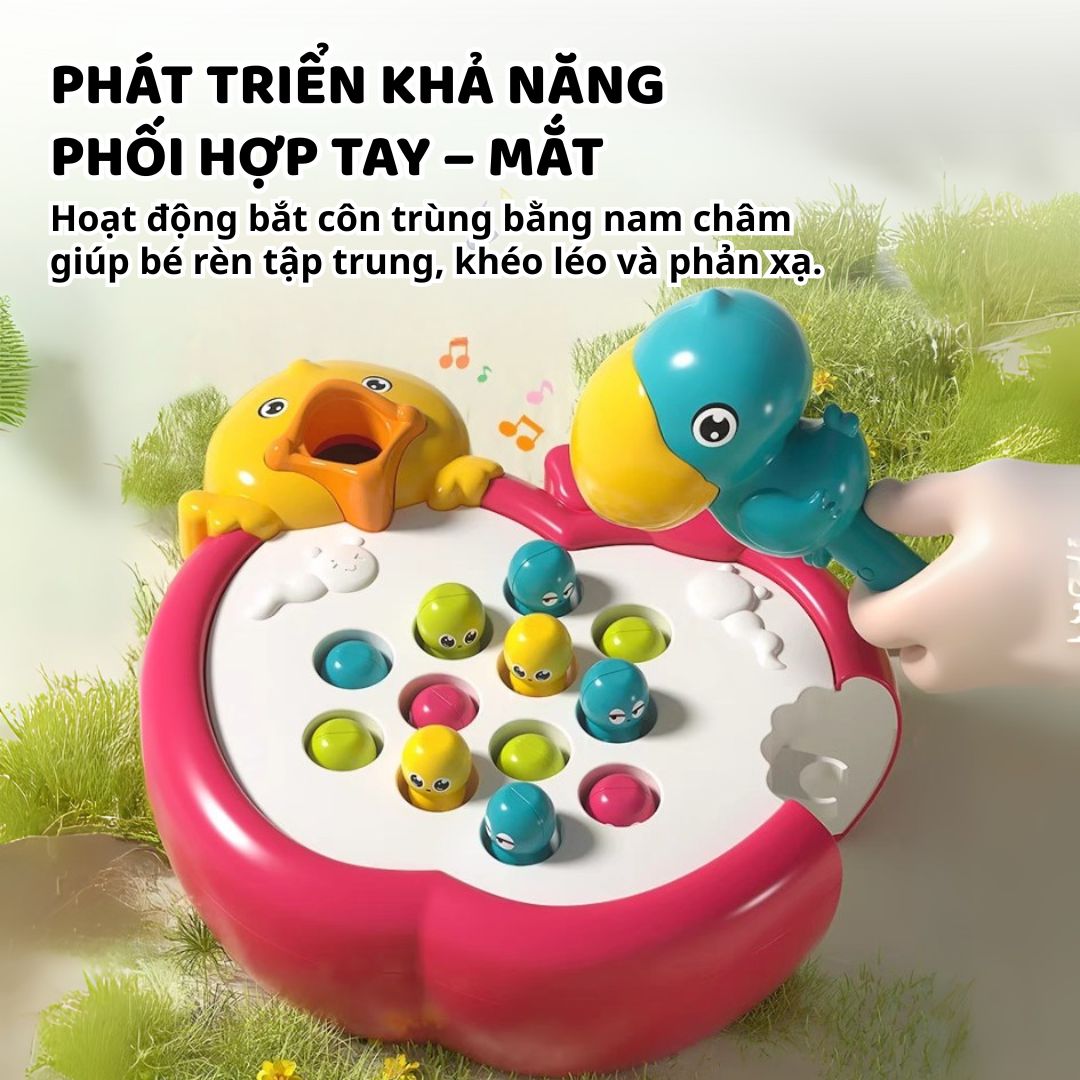 Đồ Chơi Gắp Sâu Cho Bé Goodway Whack A Insect 1+