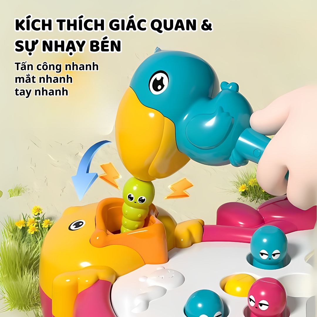 Đồ Chơi Gắp Sâu Cho Bé Goodway Whack A Insect 1+