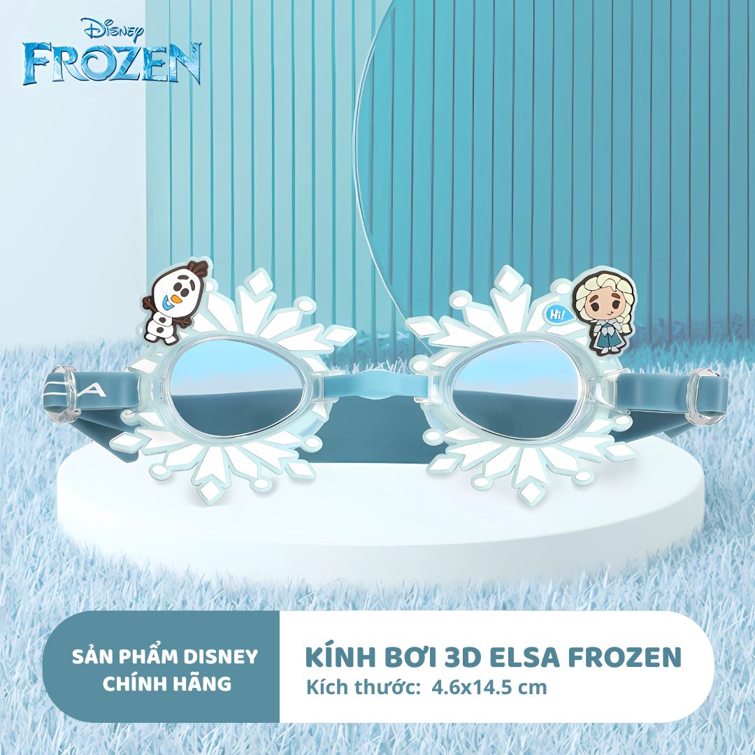 Kính Bơi Frozen Cho Bé Gái Chính Hãng Marvel Disney 3+