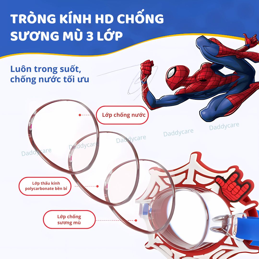 Kính Bơi Frozen Cho Bé Gái Chính Hãng Marvel Disney 3+