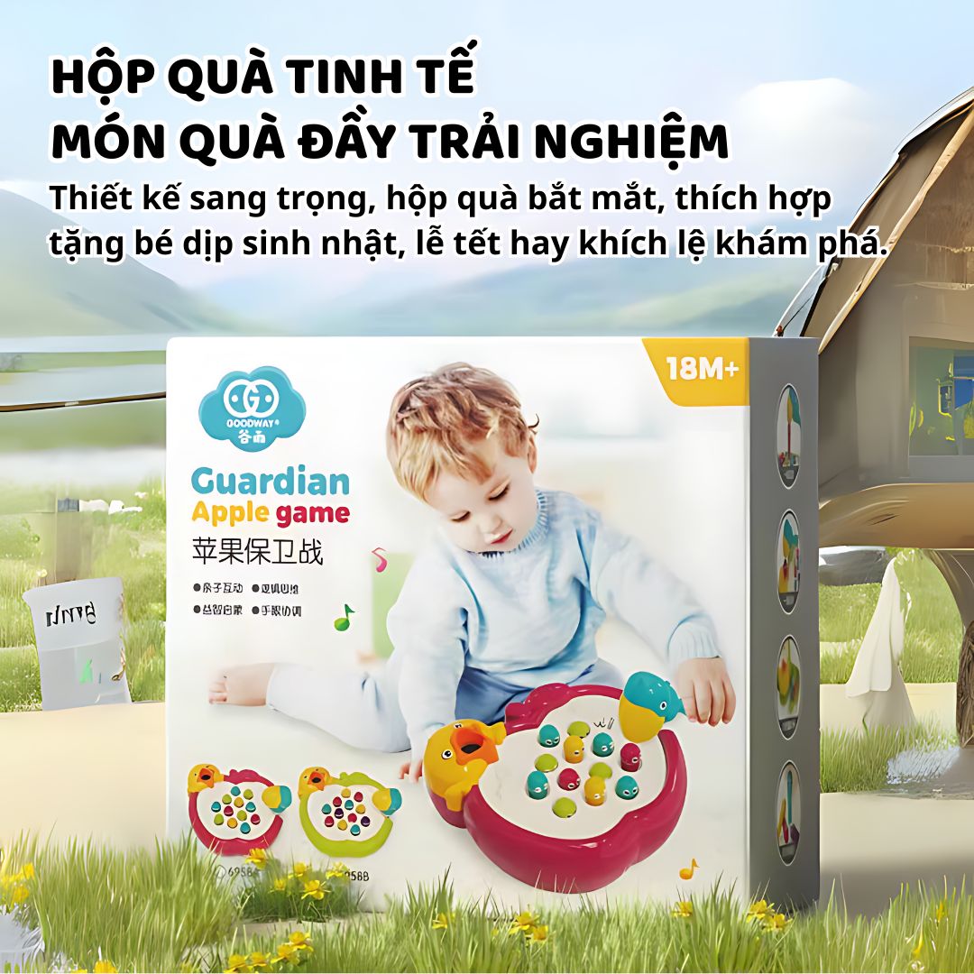 Đồ Chơi Gắp Sâu Cho Bé Goodway Whack A Insect 1+
