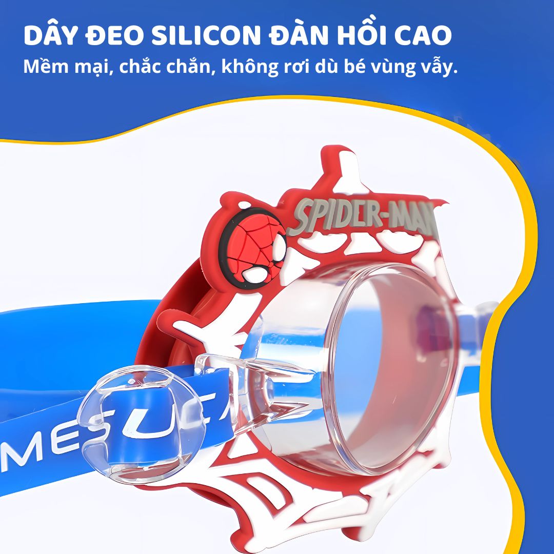Kính Bơi Spider Man Cho Bé Trai Chính Hãng Marvel Disney 3+