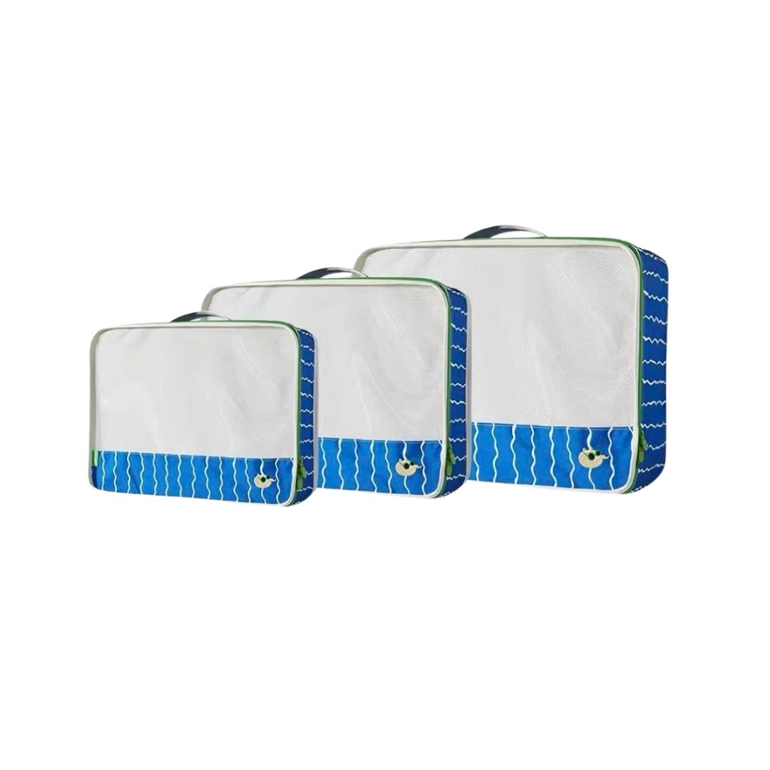Combo 3 Túi Đựng Đồ Du Lịch Gấp Gọn Hugz- Beach Vacation