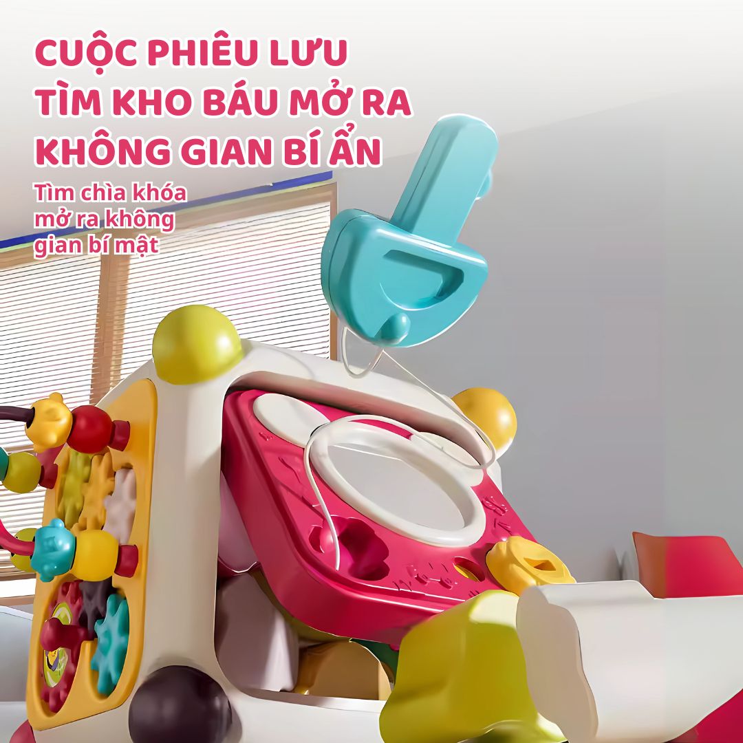 Hộp Bận Rộn Cho Bé Sơ Sinh Goodway Activity Cube- Màu Trắng 10m+