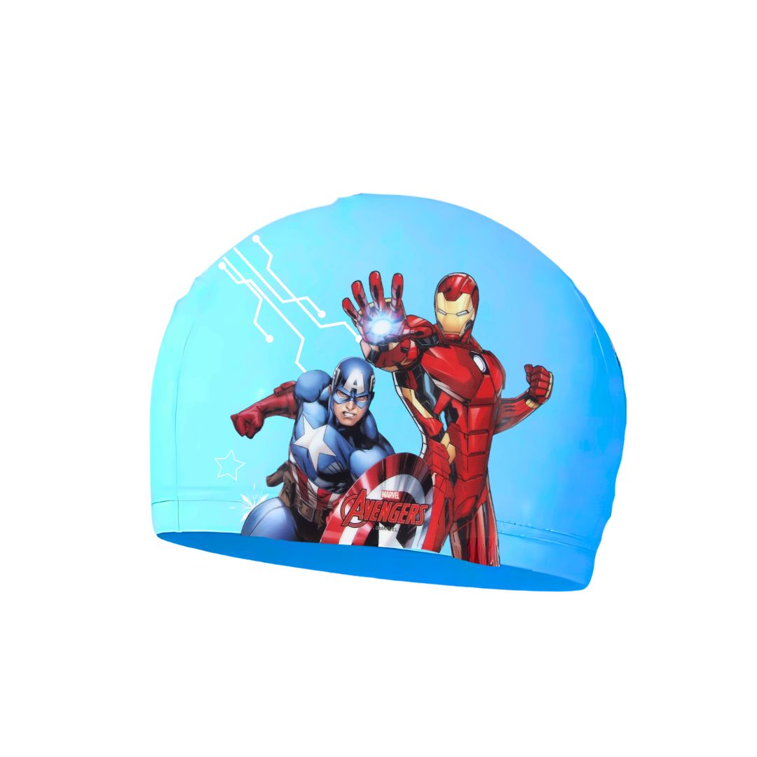 Mũ Bơi Silicon Trẻ Em Chính Hãng Marvel Disney- Iron man 3+
