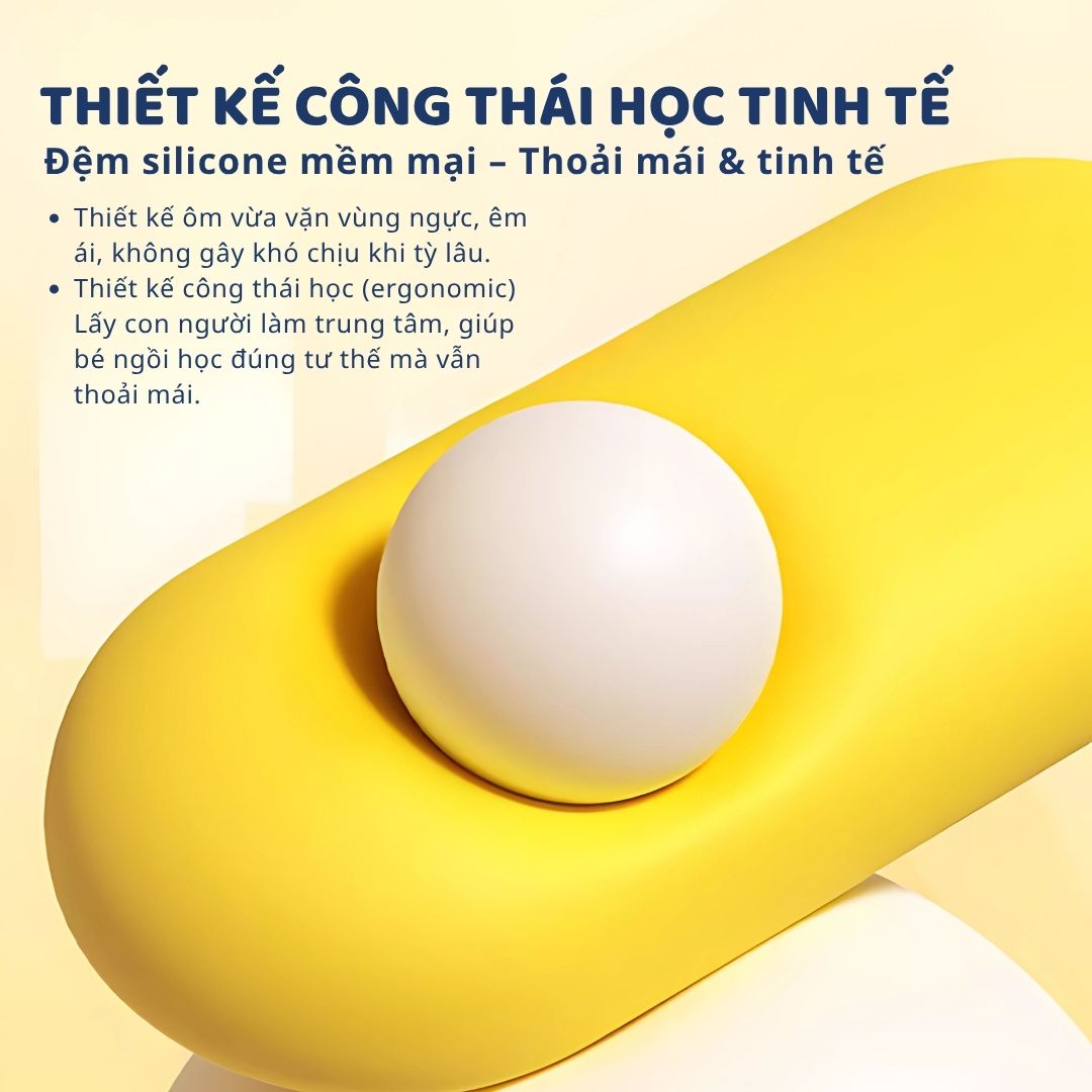 Giá Đỡ Chống Chống Gù Cho Bé Mideer Adjustable Posture Corrector- Sunshine Yellow 6+