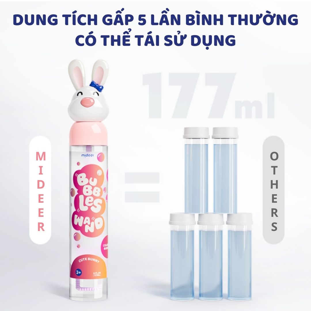 Thổi Bong Bóng Xà Phòng Mideer Bubbles Wand- Wise Owl 3+