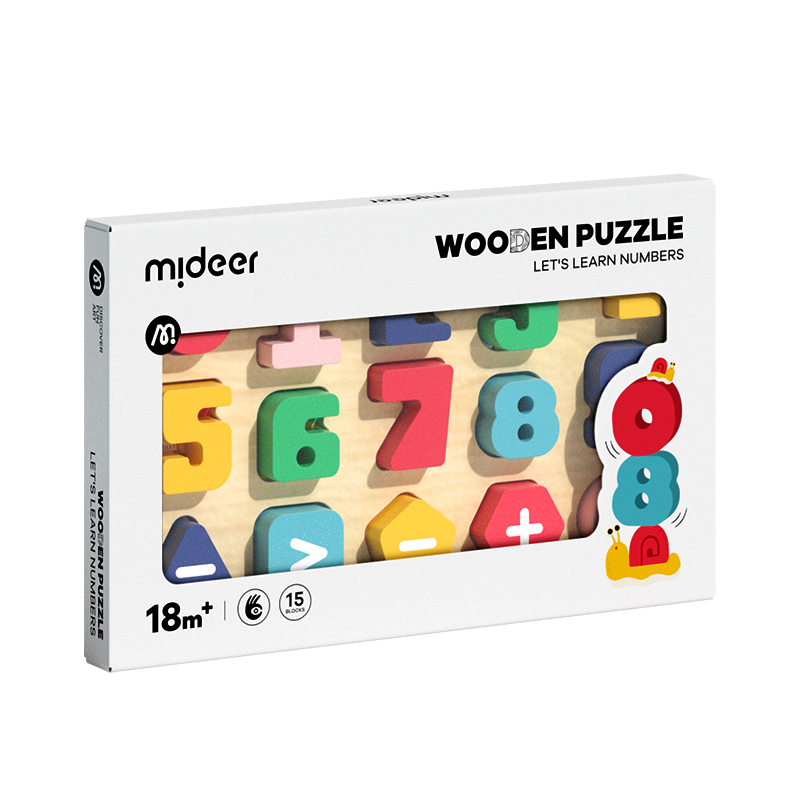 Bảng Ghép Hình Chữ Số Mideer Wooden Peg Puzzles 18m+