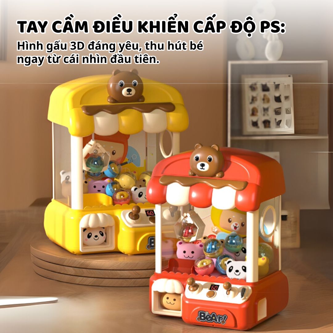 Máy Gắp Thú Mini Cho Bé Goodway Claw Machine 3+