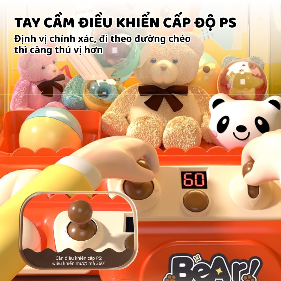 Máy Gắp Thú Mini Cho Bé Goodway Claw Machine 3+