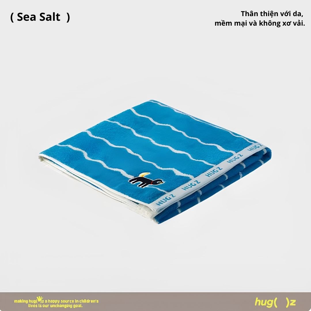 Khăn Tắm Kháng Khuẩn Hugz Bath Towel Unisex 70*140cm
