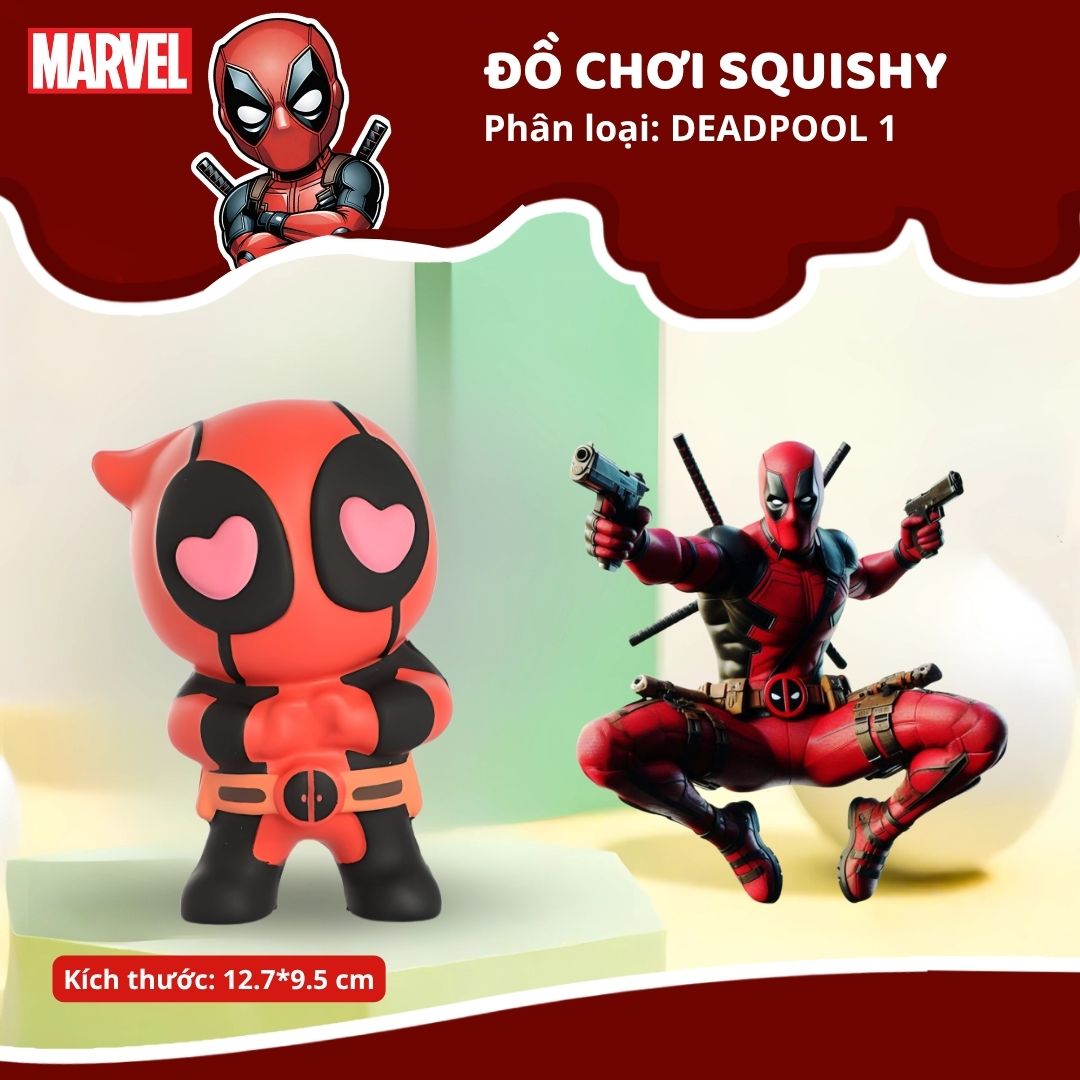 Đồ Chơi Squishy Spider Man Cho Bé Chính Hãng Marvel Disney 8+