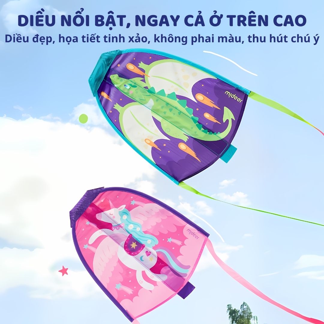 Diều Bắn Cho Bé Mideer Catapult Kite- Unicorn 3+