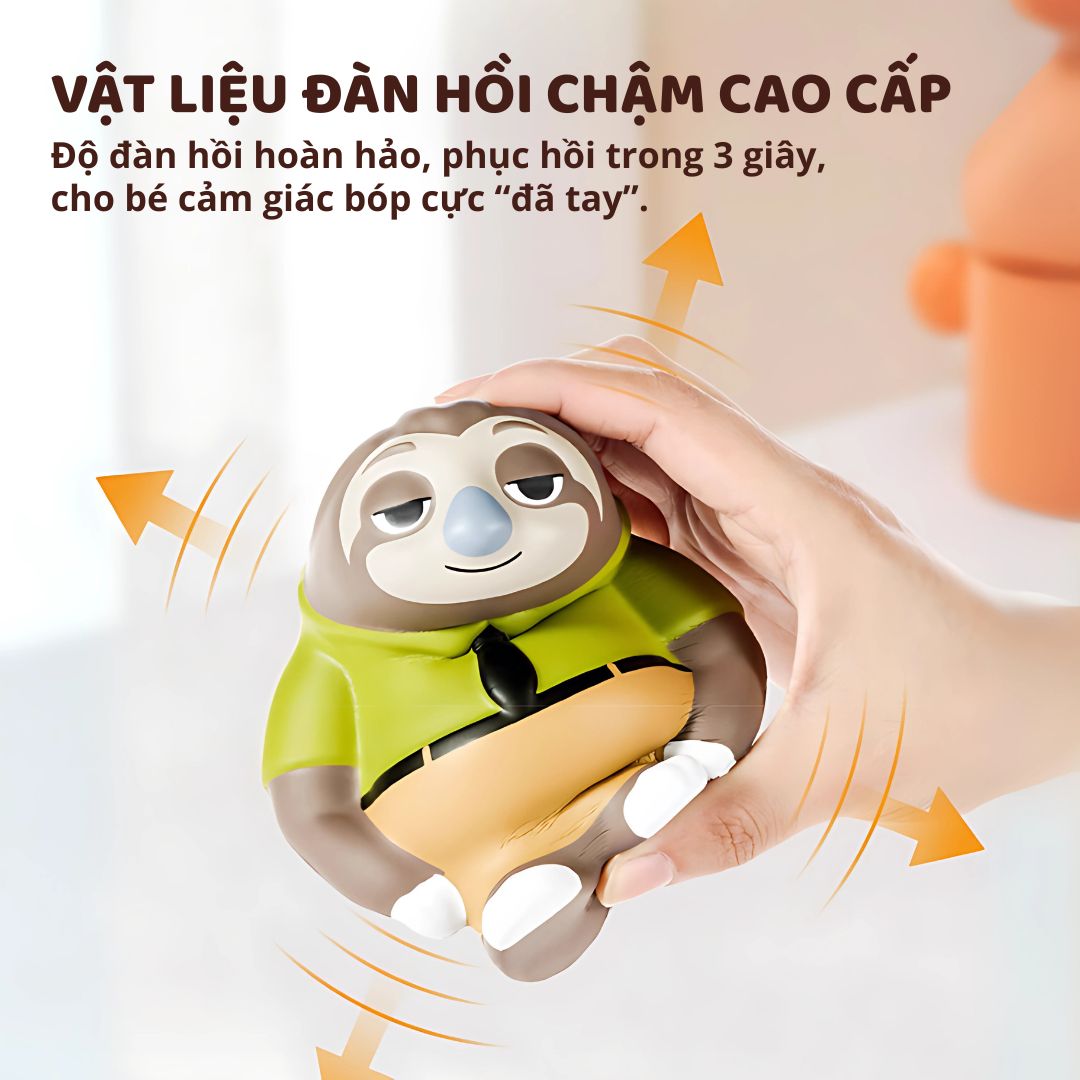 Đồ Chơi Squishy Giảm Căng Thẳng Chính Hãng Marvel Disney- Captain America 8+