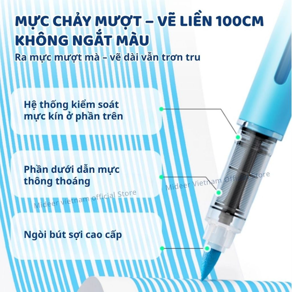Bút Màu Acrylic Cho Bé Straight Liquid Acrylic Marker - 80 Màu