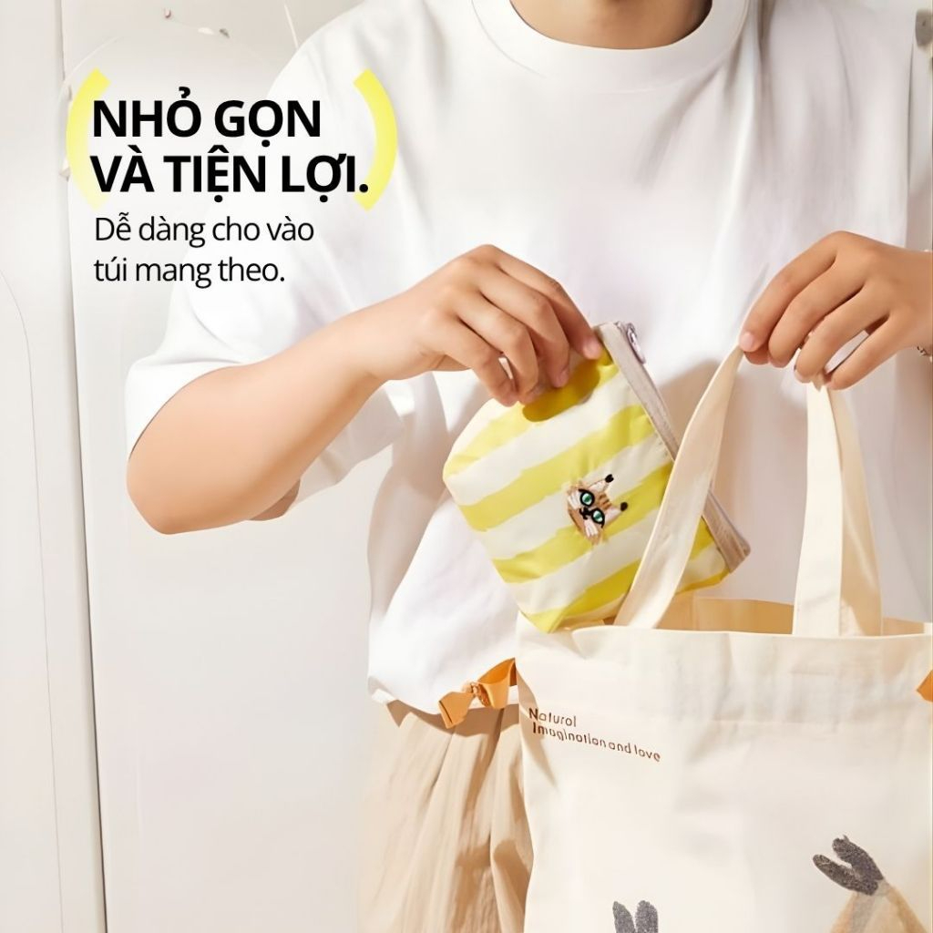 Túi Mini Đựng Đồ Cá Nhân Đa Năng Hugz Storage Bag- Mint Mambo