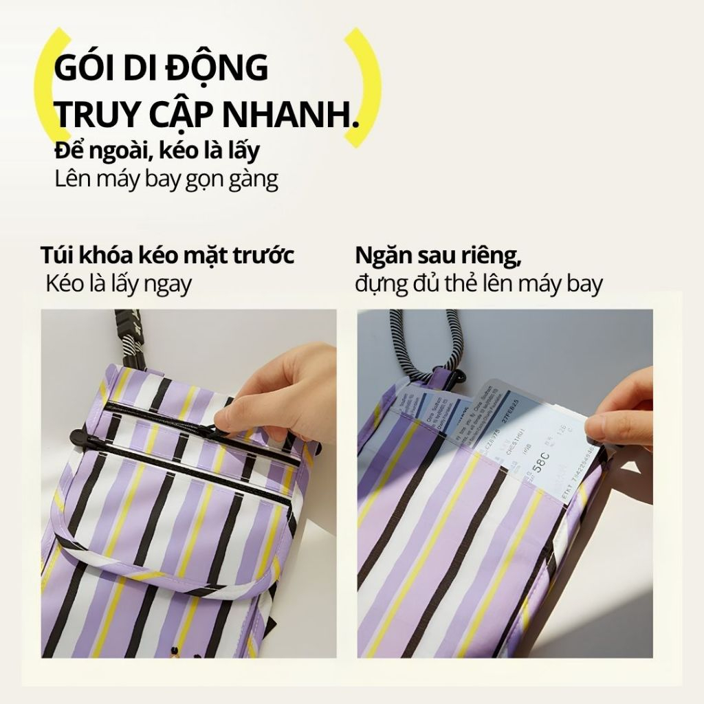 Túi Đeo Chéo Nhiều Ngăn Hugz Compressed File- Tropical Snorkeling