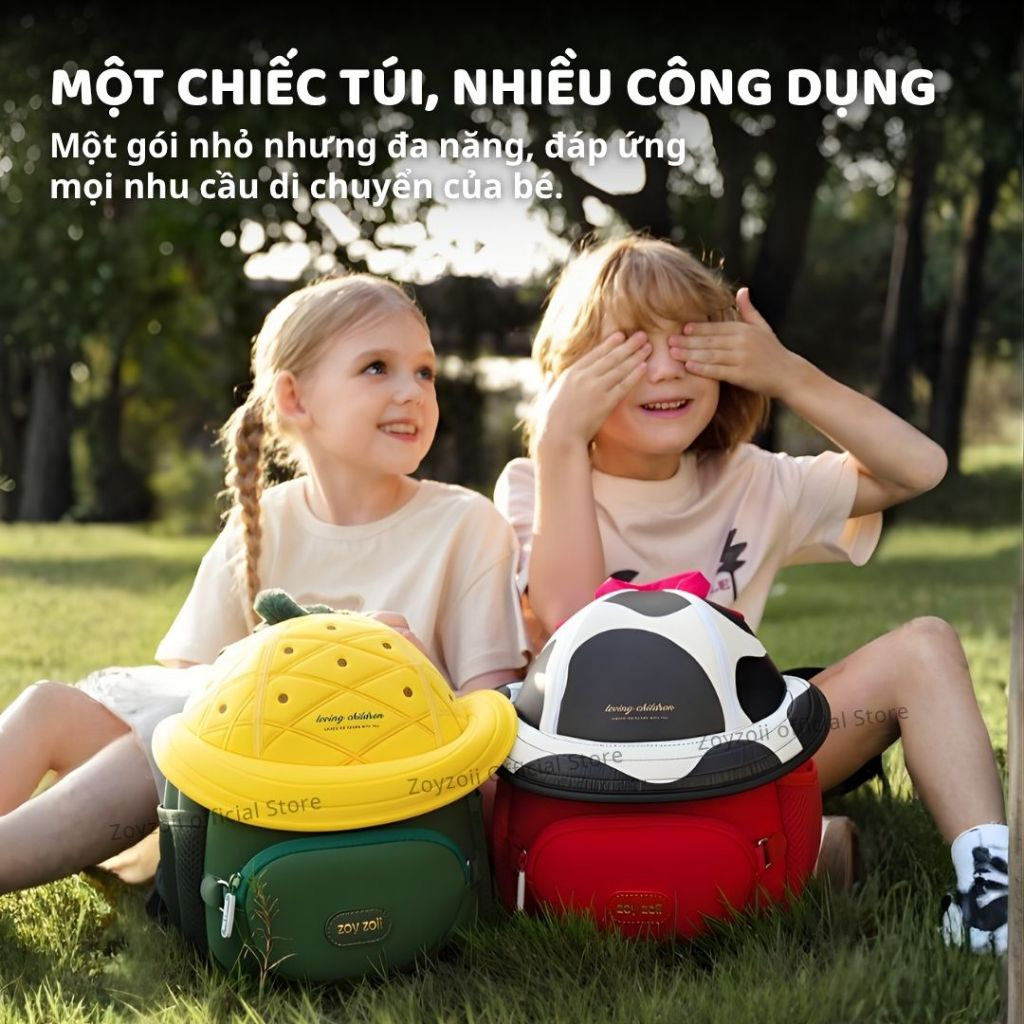 Balo Cho Bé Mầm Non Zoyzoii Discovery Series Hat Bag B80- Qủa Dứa