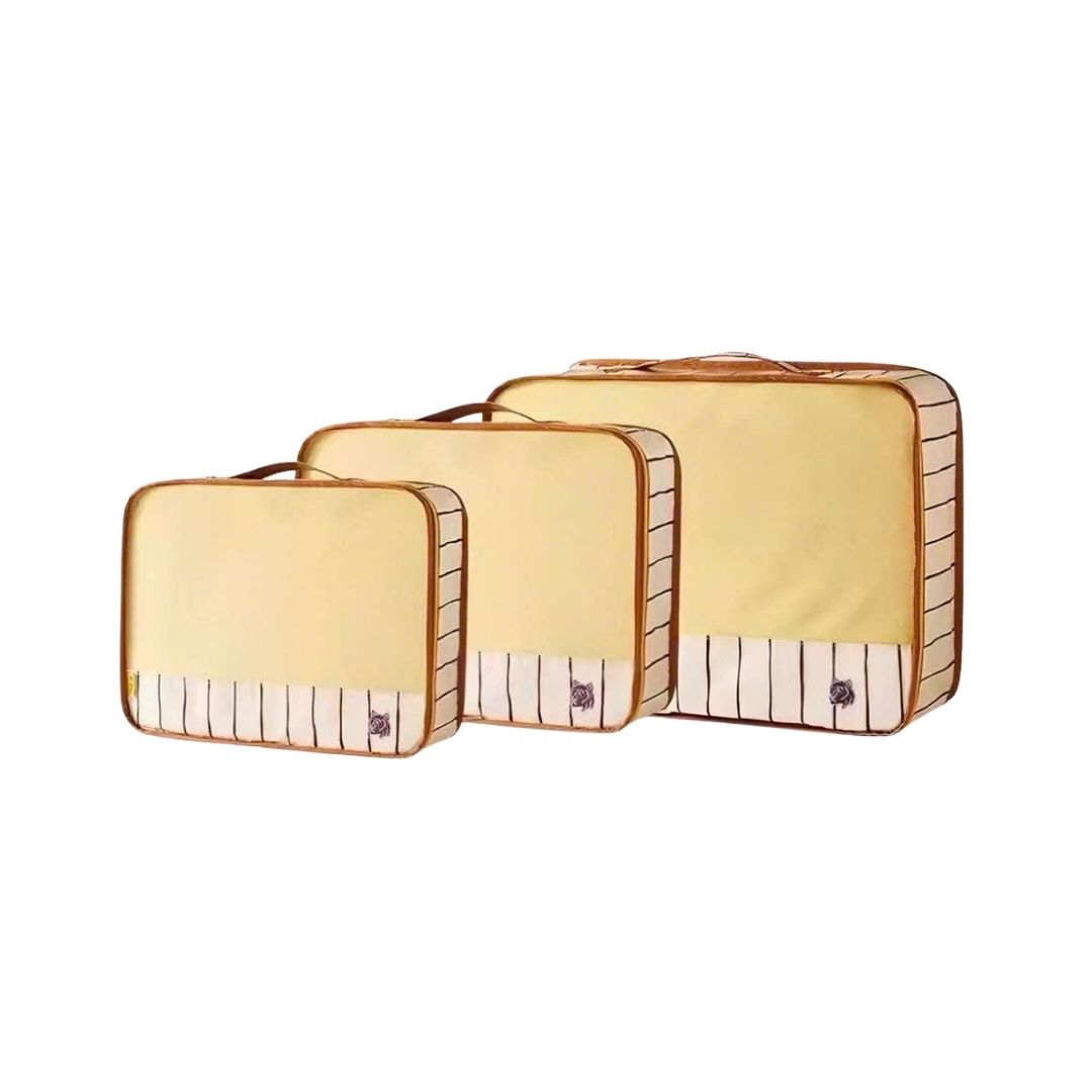 Combo 3 Túi Đựng Đồ Du Lịch Gấp Gọn Hugz- Canyon Sunset